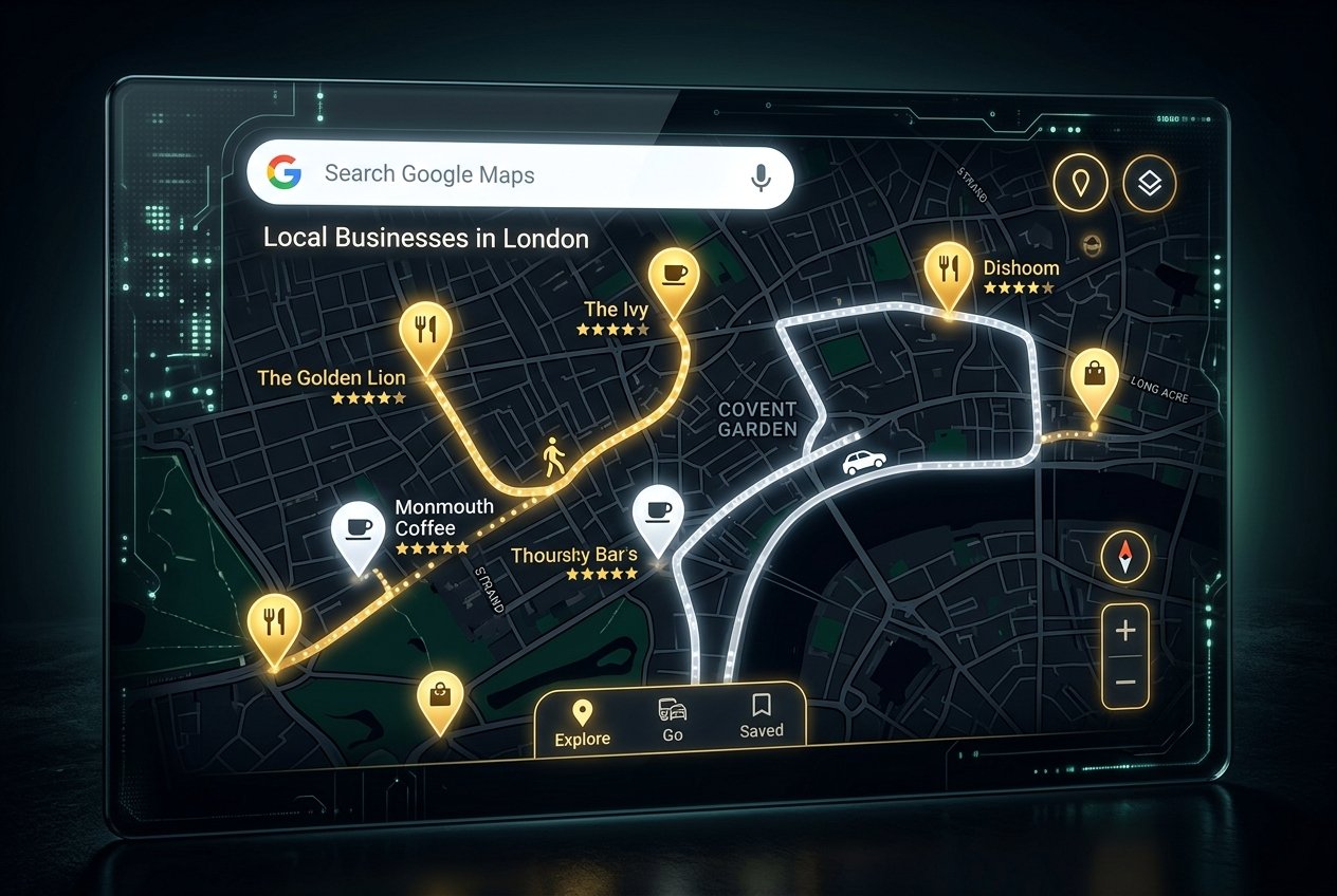 Google Maps SEO guide layout