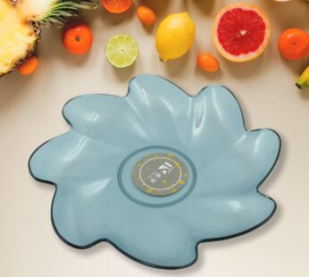 Flower Shape Plastic Dinner / Fruit Plate  / Tray / Snacks / Breakfast Plate friendly Plastic Plate for Kids Party Supplies Birthday Holiday Party Dinnerware Supplies (1 Pc)