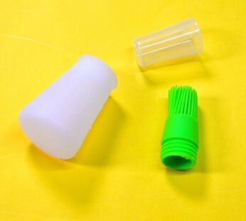 Silicone Cooking Oil Bottle With Basting Brush (Cap Not Include)