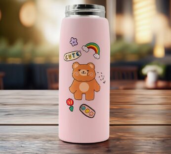 Smart Vacuum Insulated Water Bottle with LED Temperature Display (450 ML Approx / Mix Color & Design)