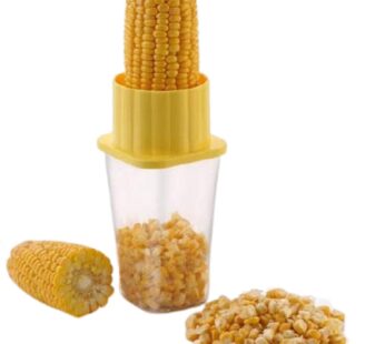 Multi Use Plastic Corn Stripper Cob Remover Bowl