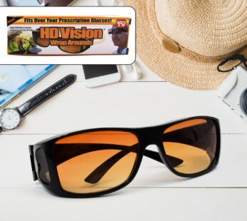 Protect Sunglasses | Clear Vision Glasses for Driving Car & Bike Riding Yellow/Black Glasses for Men and Women