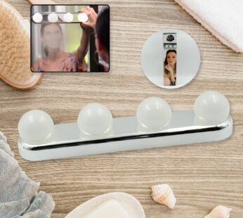 Glow Make Up Light Portable Cosmetic Kit Battery Powered Mirror Lighting Super Bright