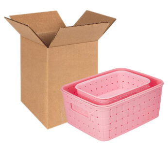 Multipurpose Smart Shelf Basket Storage Basket (Set 3 Pc)
