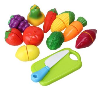 Plastic Fruits N Veggies Exclusive Collection of Realistic Sliceable Fruits