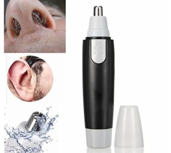 Sharp Steel Battery-Operated Ear and Nose Hair Trimmer