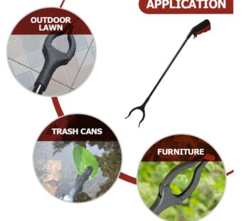 Extra Long Pickup Aid Trash Picker Upper, Rotating Hand, Heavy Duty Grip Arm – Reaching Assist for Litter, Elderly, Garden Disabled, Handicap Arm