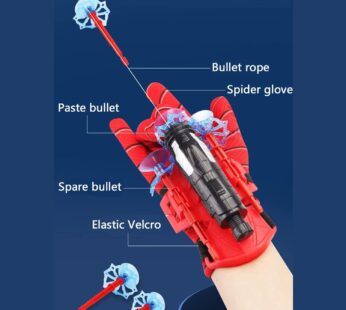 Web Shooter Toy for Kids Fans, Launcher Wrist Gloves Toys For Kids, Boys Superhero Gloves Role-Play Toy Cosplay, Sticky Wall Soft Bomb Funny Children’s Educational Toys