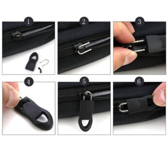 Zipper Pull Tab Zipper Tags Cord Pulls Zipper Extension Zip Fixer for Luggage Suitcase Backpack Jacket Bags Style Metal Zipper Head Zip Fixer Tags Handbag Backpack Plastic (1 Pc)