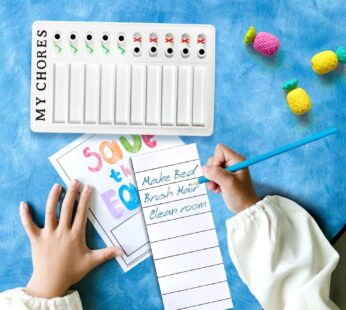 Portable My Chores Home Note Board Management Planning Memo Boards Reminding Time. (Size :- 20x12Cm)