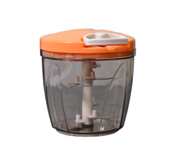 6 BLADE 2IN1 MANUAL FOOD CHOPPER, COMPACT & POWERFUL HAND HELD VEGETABLE CHOPPER (1000Ml)