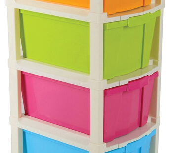 Multipurpose Modular Drawer Organizer Storage Box – 4 Layers