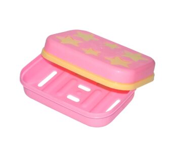 Star Shaped Self Design Soap Case Holder for Bathroom