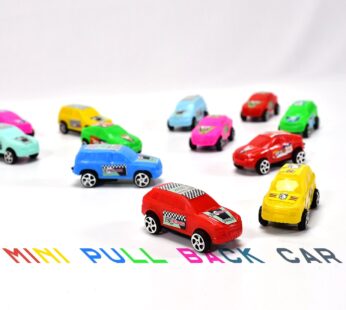 Super City Car Racer Toy For Boys and Girls Pull Push Vehicle Car (Set Of 12Pcs) (Multicolor)