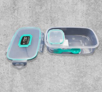 CARTOON PRINTED PLASTIC LUNCH BOX WITH INSIDE SMALL BOX & SPOON FOR KIDS, AIR TIGHT LUNCH TIFFIN BOX FOR GIRLS BOYS, FOOD CONTAINER, SPECIALLY DESIGNED FOR SCHOOL GOING BOYS AND GIRLS