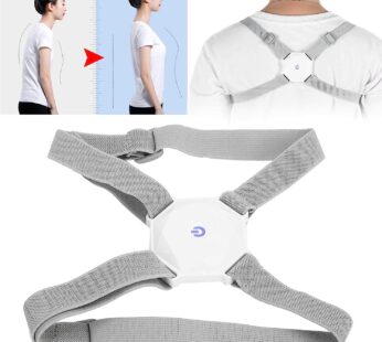 Smart Back Posture Corrector (Vibration Reminder): Improves Posture, Shoulder Support (Unisex), Gym Equipment
